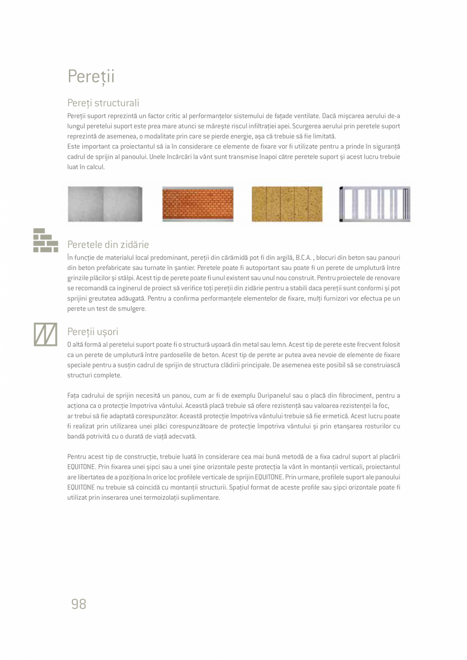 Pagina 98-Ghid de planificare si instalare placi si panouri din fibrociment  Catalog, brosura Romana QUITONE...