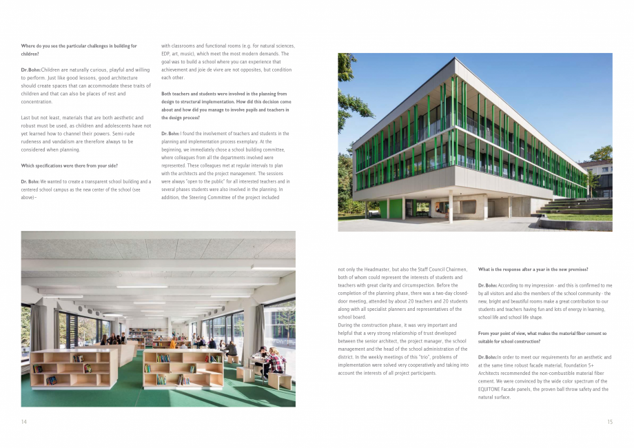 Pagina 8-EQUITONE - Cladiri educationale EQUITONE [linea] [linea], [lunara] Lucrari, proiecte Romana...