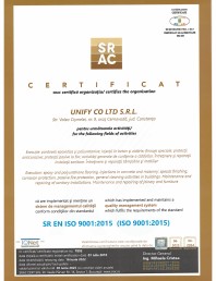 Certificat SRAC -SR EN ISO 9001 -2015 