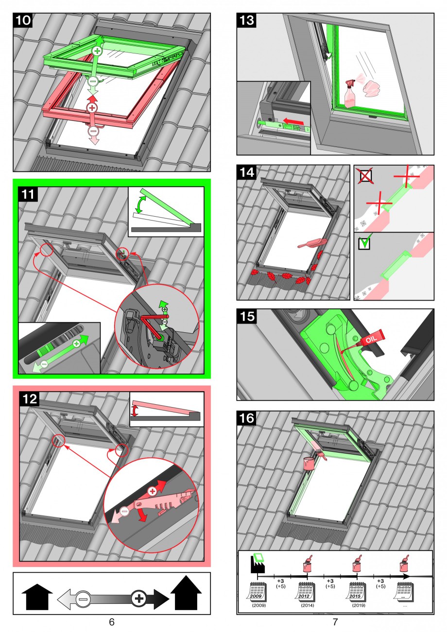 Pagina 4-Ferestre de mansarda cu dubla articulare FAKRO FPP-V preSelect, FPU-V preSelect Instructiuni montaj,...