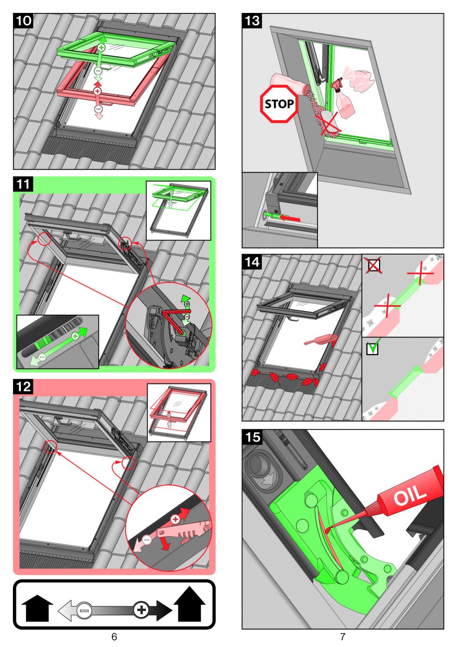 Pagina 4-Ferestre de mansarda cu dubla articulare FAKRO PPP-V preSelect Instructiuni montaj, utilizare Romana...