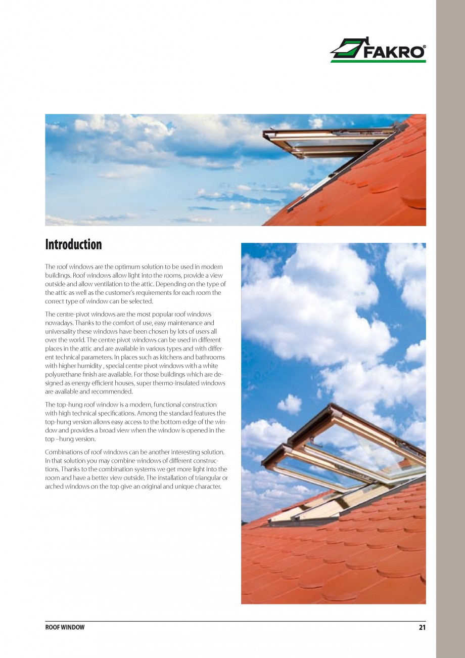 Pagina 14-Ferestre de mansarda FAKRO BDR/ BDL, FGH-V Galeria, FTU-V Z-WAVE, FTP-V Z-WAVE, FTP-V R1, FTP-V P2, ...