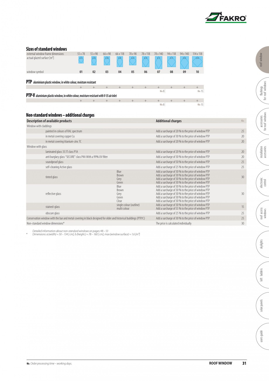 Pagina 24-Ferestre de mansarda FAKRO BDR/ BDL, FGH-V Galeria, FTU-V Z-WAVE, FTP-V Z-WAVE, FTP-V R1, FTP-V P2, ...