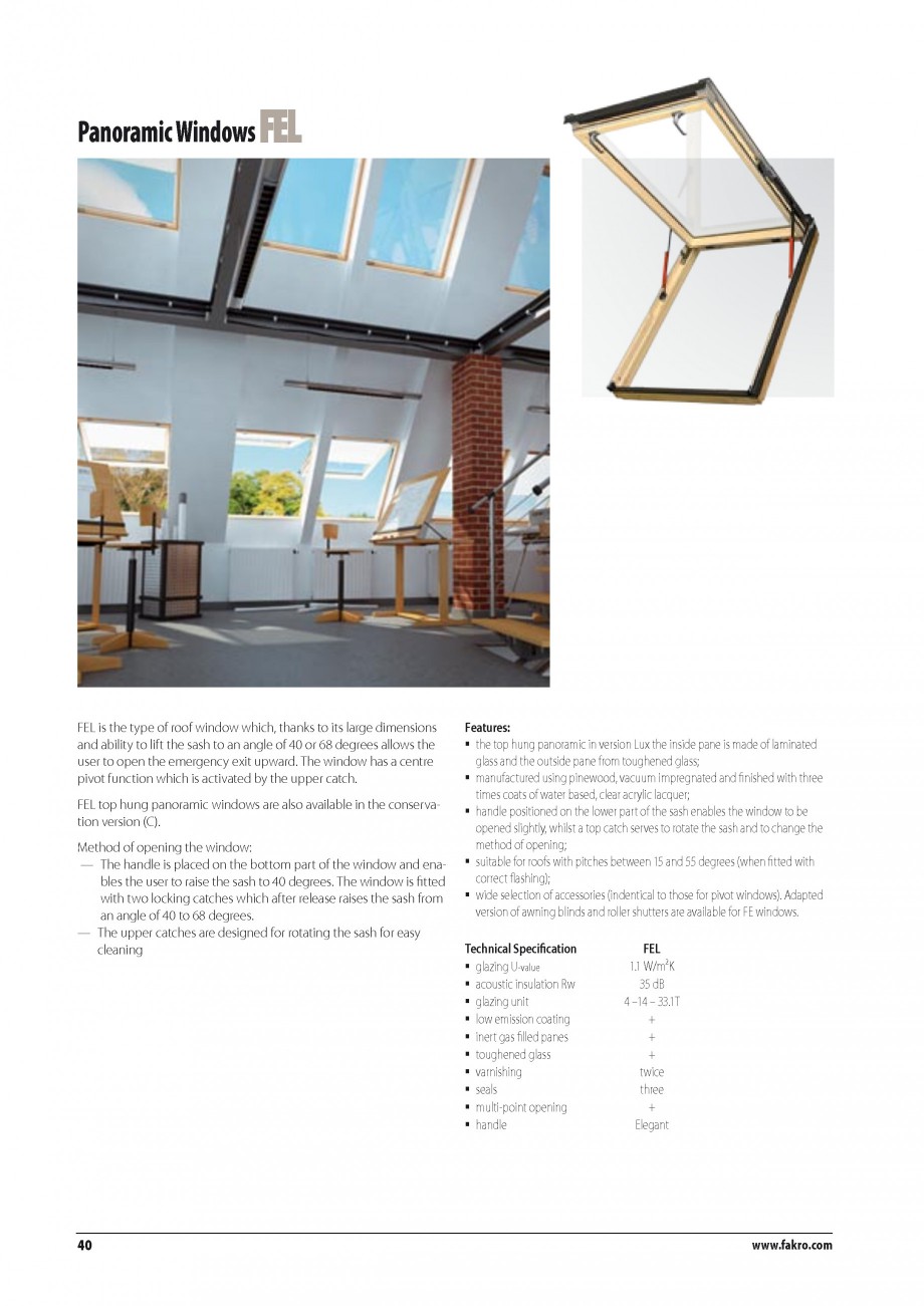Pagina 33-Ferestre de mansarda FAKRO BDR/ BDL, FGH-V Galeria, FTU-V Z-WAVE, FTP-V Z-WAVE, FTP-V R1, FTP-V P2, ...