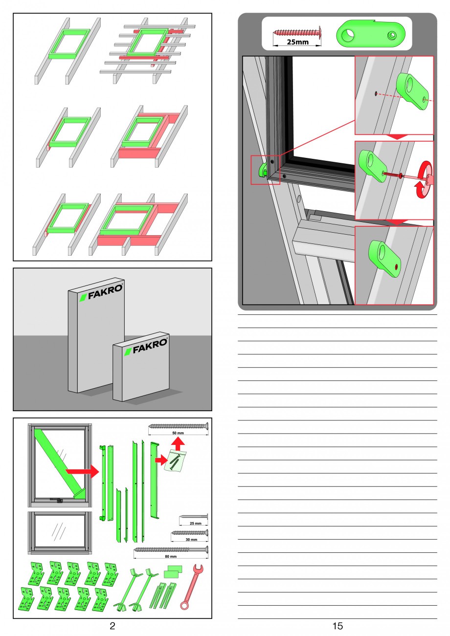 Pagina 2-Ferestre de mansarda superinalte FAKRO FDY-V Duet proSky Instructiuni montaj, utilizare e laws,...