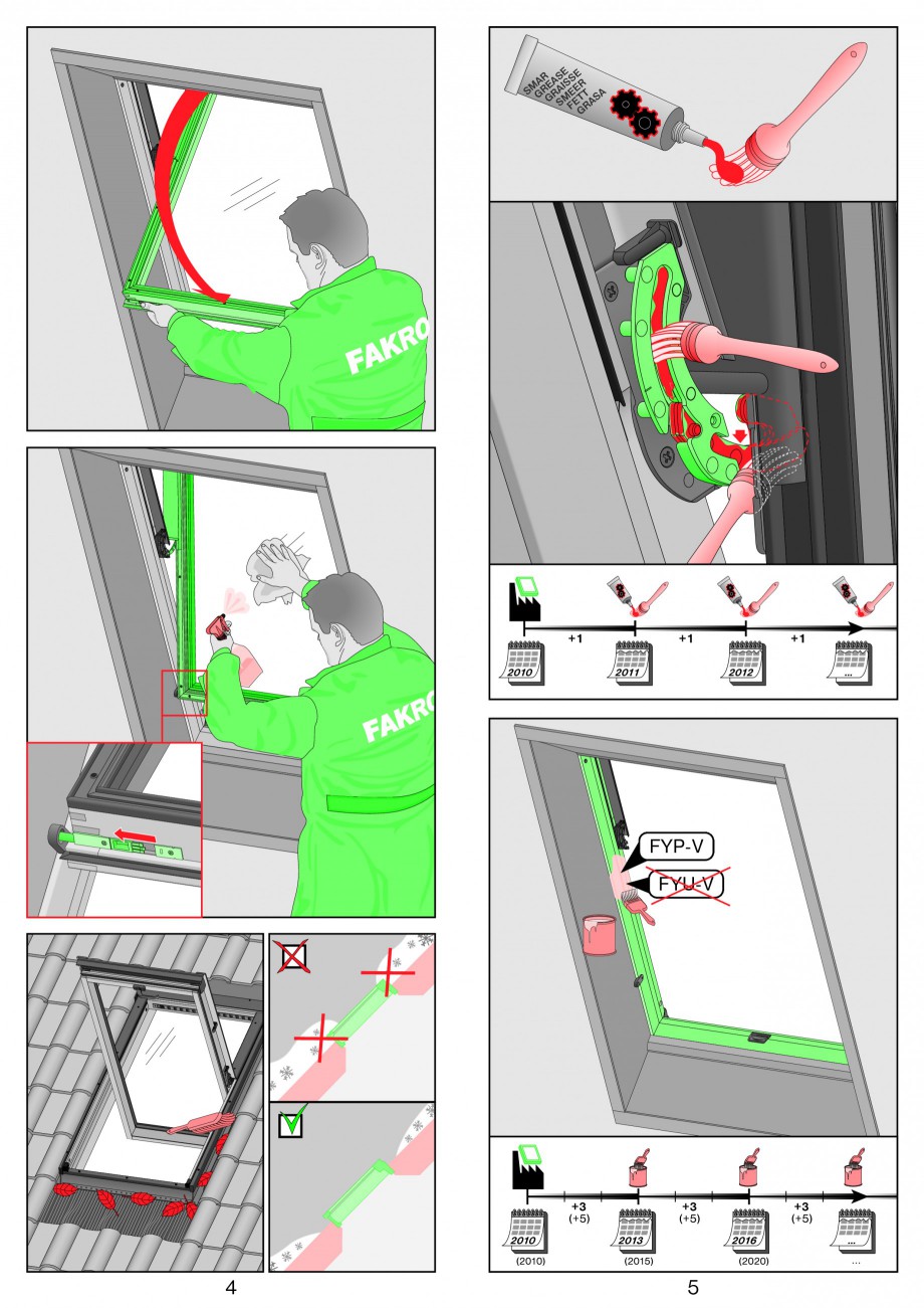Pagina 3-Ferestre de mansarda superinalte FAKRO FYP-V proSky Instructiuni montaj, utilizare Franceza, Engleza...