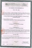 Certificat de conformitate pentru ferestre de evacuare a fumului - EN 12101-2 2003 FAKRO - FSP