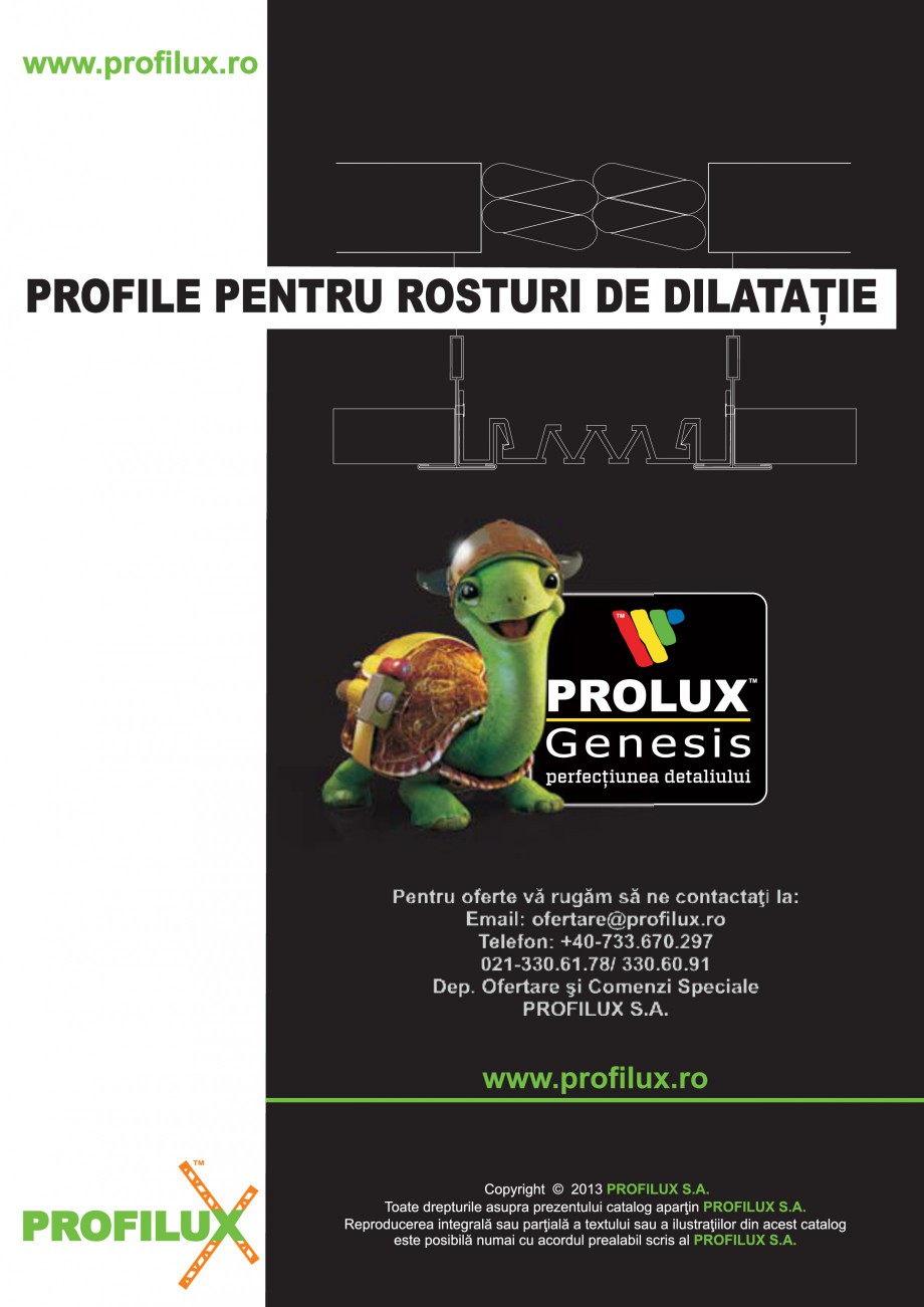 Pagina 31-Profile pentru rosturi de dilatatie PROLUX MLB100, GOA603, GOA803, SCG002, MSA100, MSA125 Catalog,...