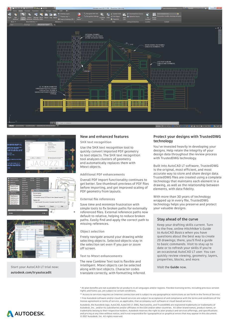 Pagina 2-Brosura AutoCAD LT 2018 