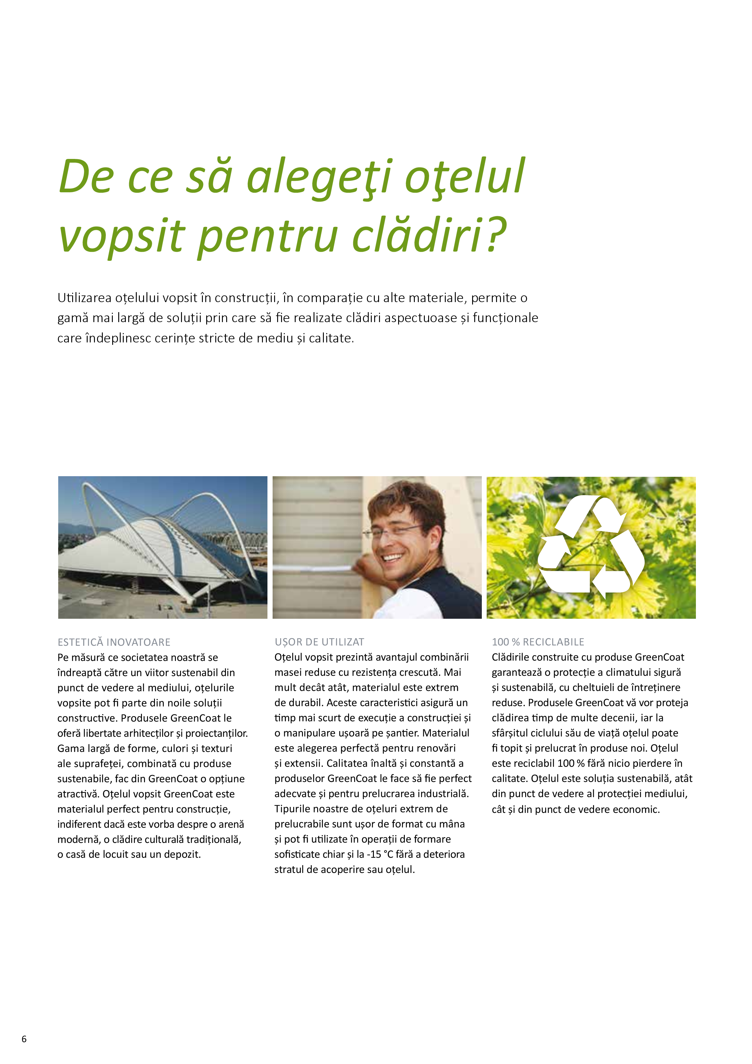 Pagina 6 - GreenCoat pentru industria constructiilor 