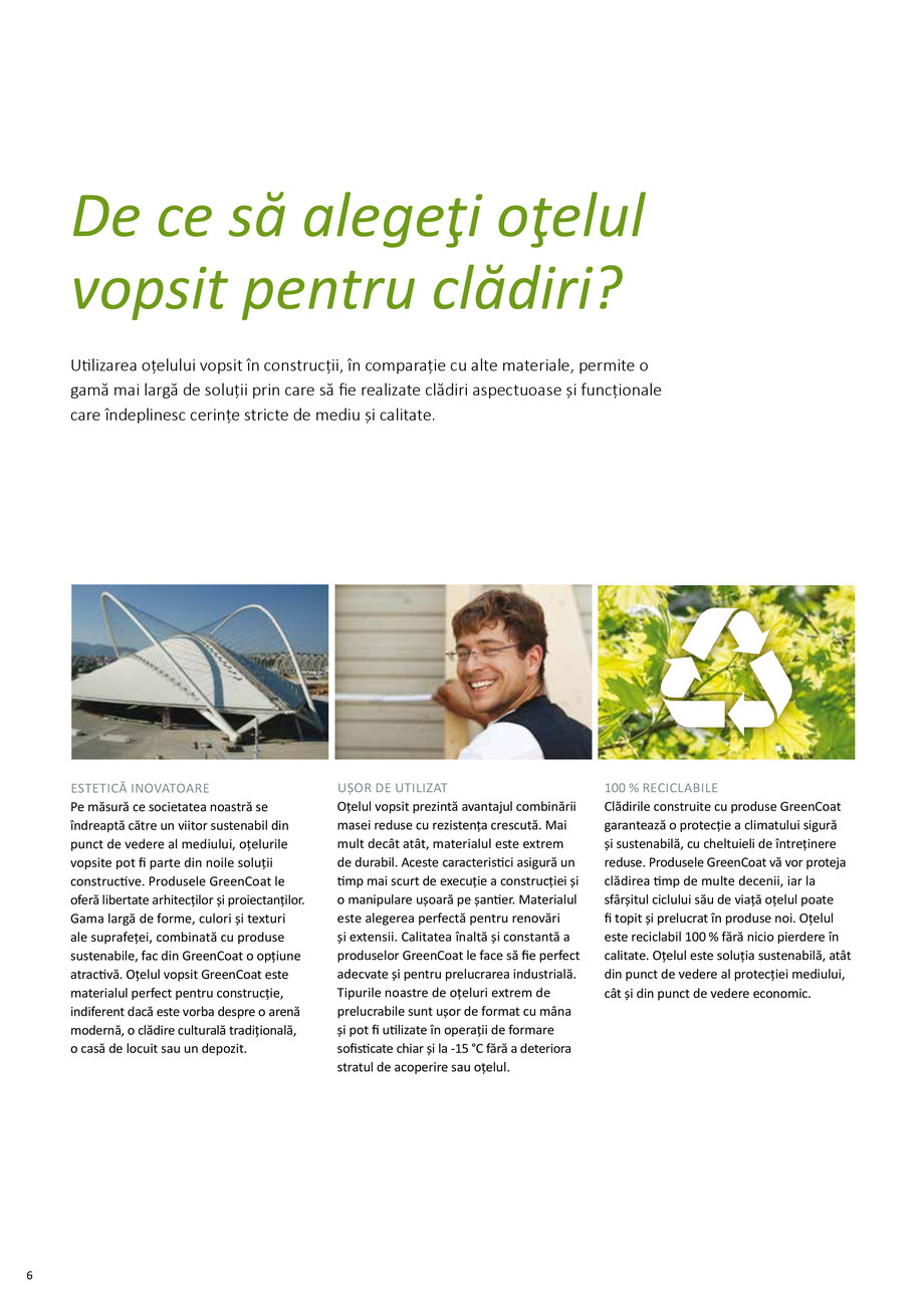 Pagina 6-GreenCoat pentru industria constructiilor 