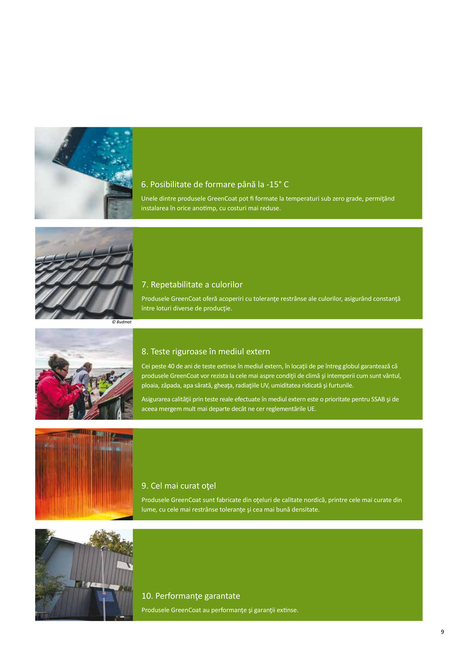 Pagina 9-GreenCoat pentru industria constructiilor 