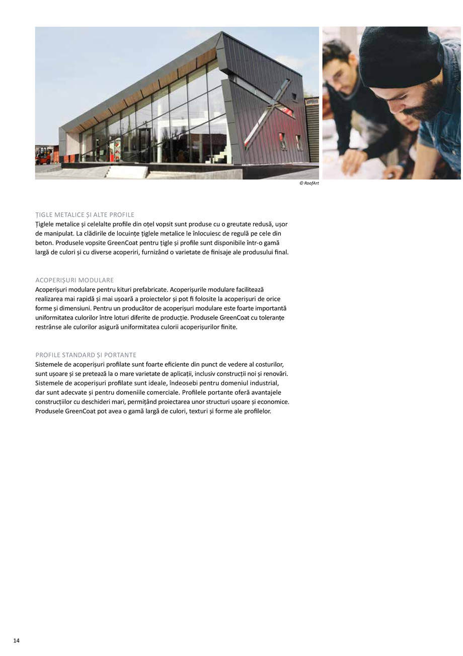 Pagina 14-GreenCoat pentru industria constructiilor 