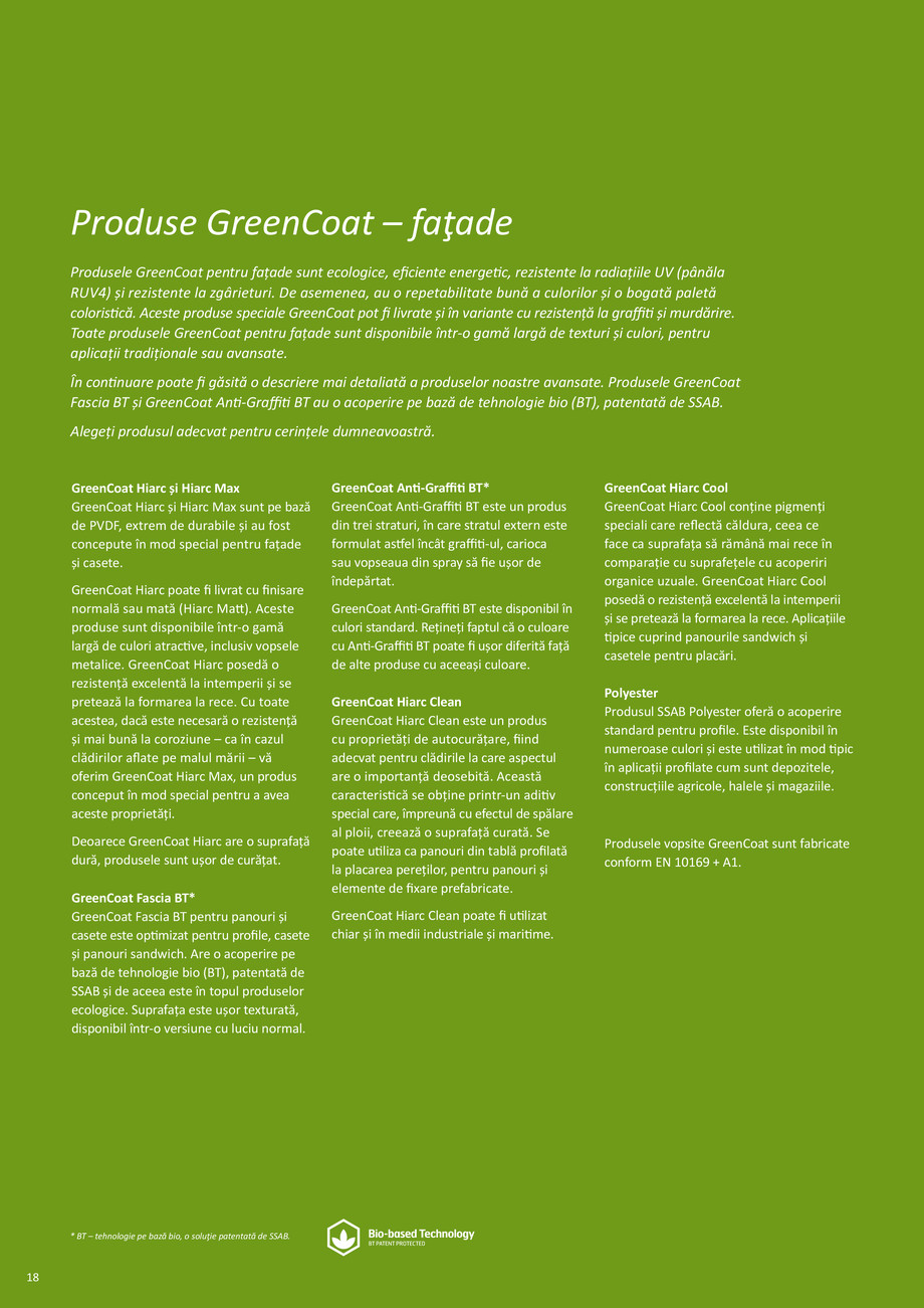 Pagina 18-GreenCoat pentru industria constructiilor 
