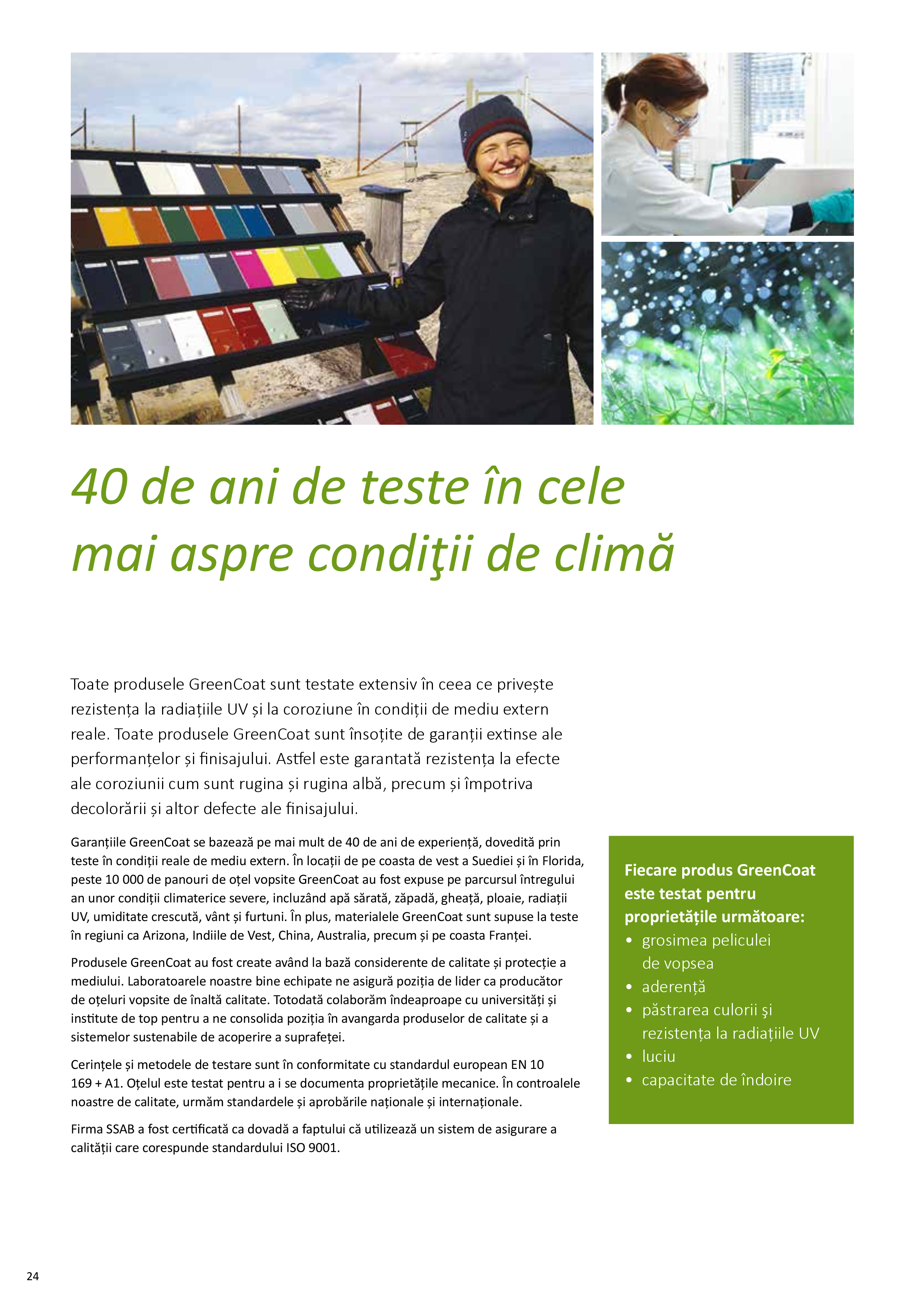 Pagina 24 - GreenCoat pentru industria constructiilor 
