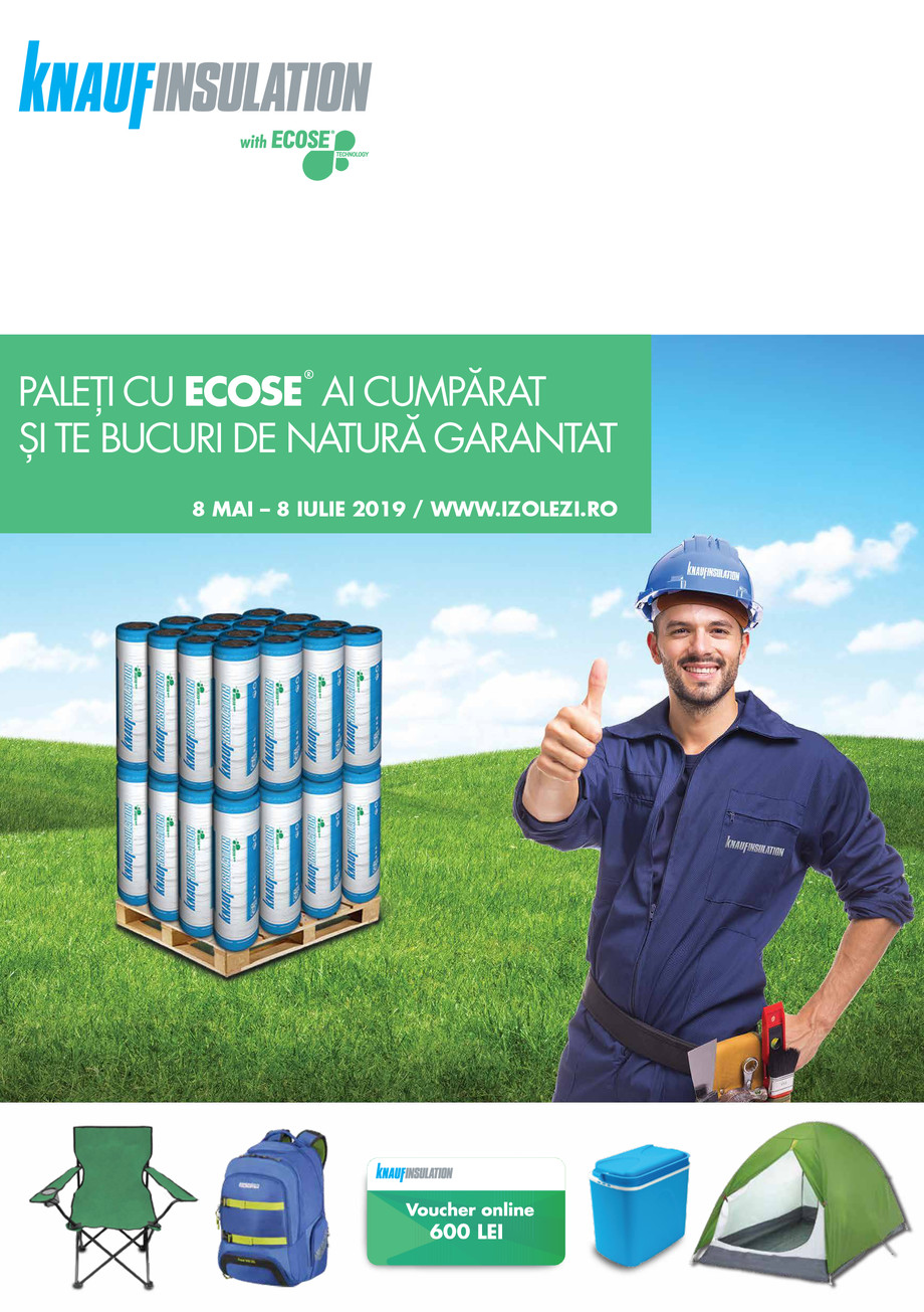 Pagina 1-Pliant campanie Knauf Insulation 