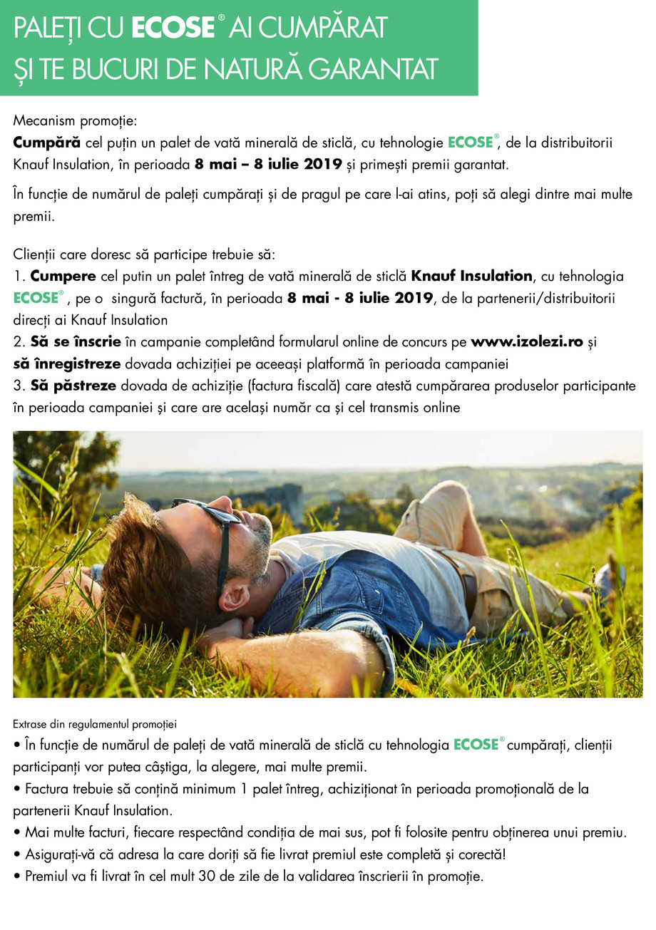 Pagina 2-Pliant campanie Knauf Insulation 