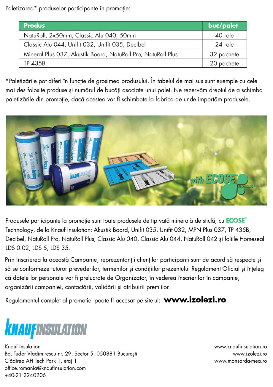 Pagina 4-Pliant campanie Knauf Insulation 