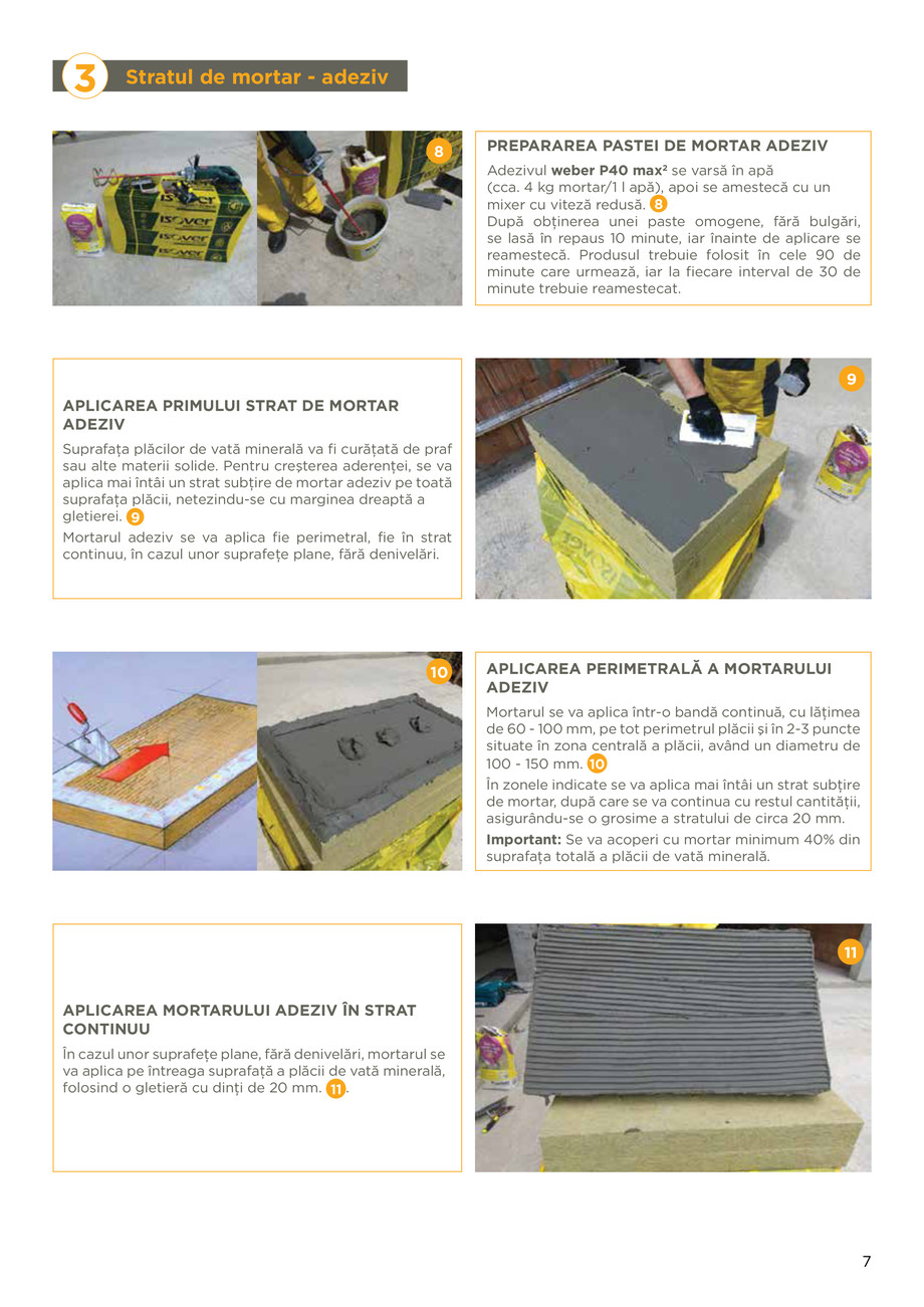 Pagina 7-Ghid montaj termosistem cu vată minerală 