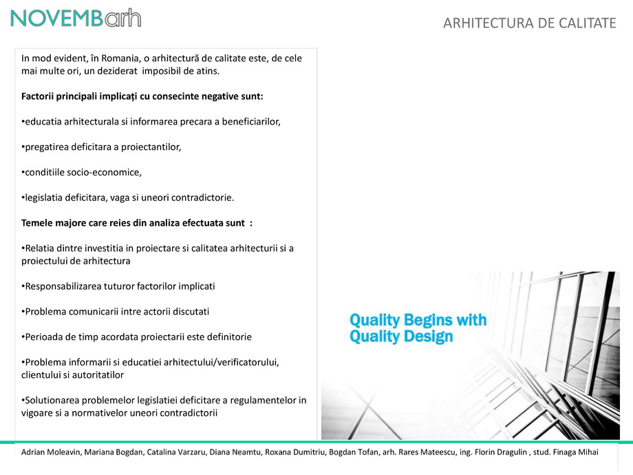 Pagina 11-Arhitectura de calitate 