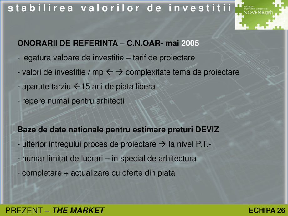 Pagina 4-Tarife de proiectare si valori de investitii 