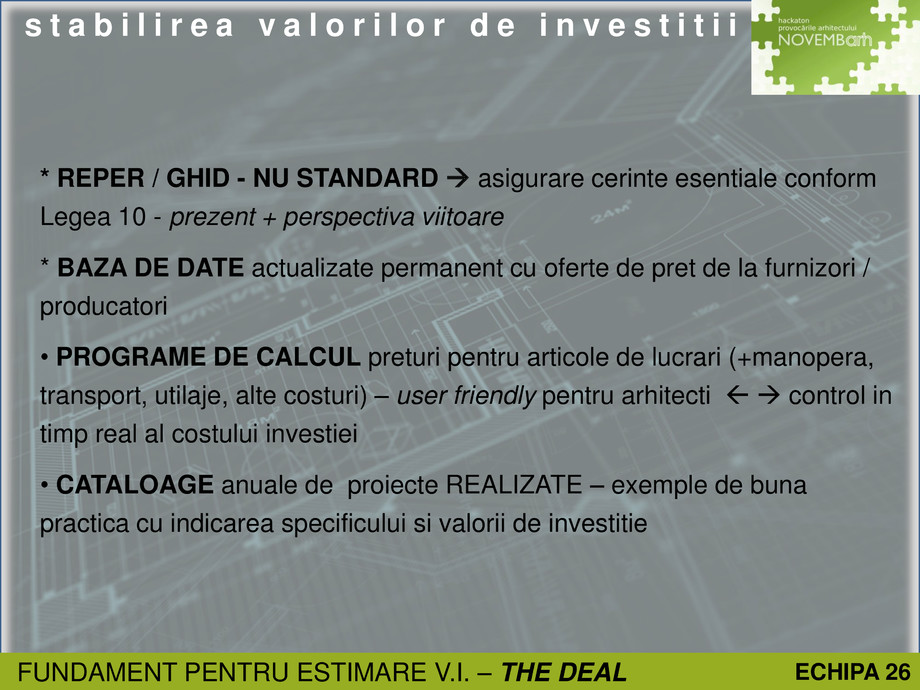 Pagina 5-Tarife de proiectare si valori de investitii 