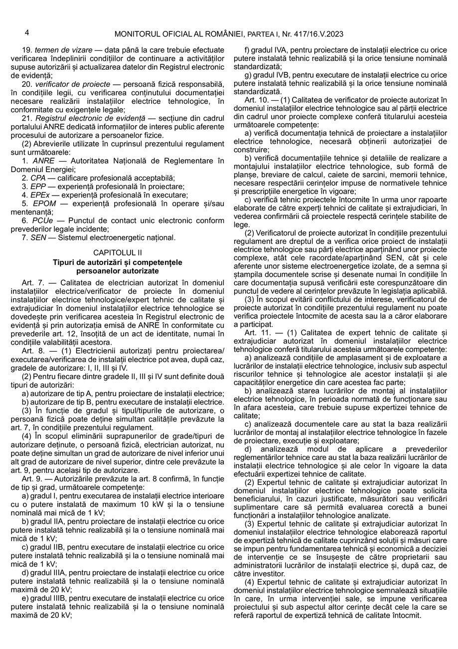 Pagina 3-Regulament autorizare electricieni 