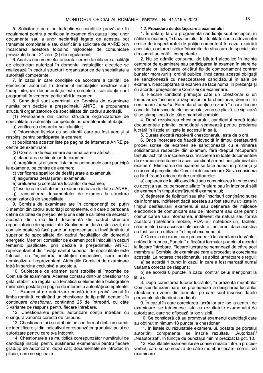 Pagina 12-Regulament autorizare electricieni 