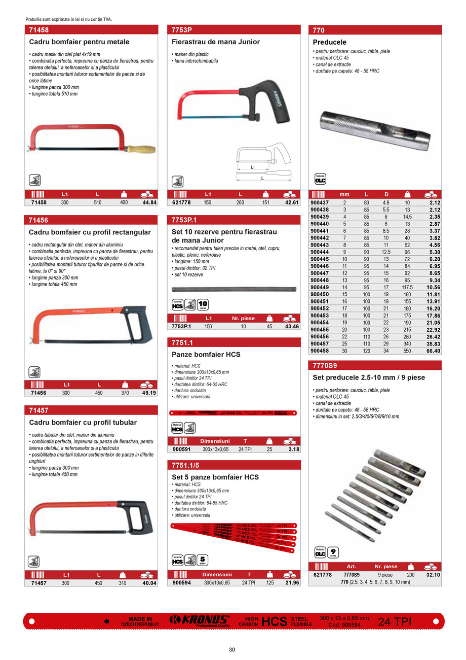 Pagina 30-KRONUS - CATALOG NOU Editia 3 / 2023 