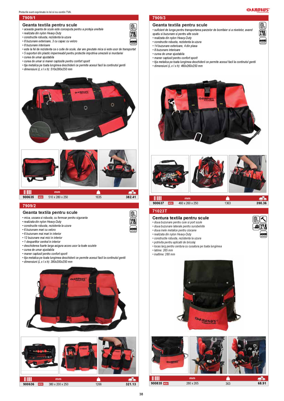 Pagina 38-KRONUS - CATALOG NOU Editia 3 / 2023 