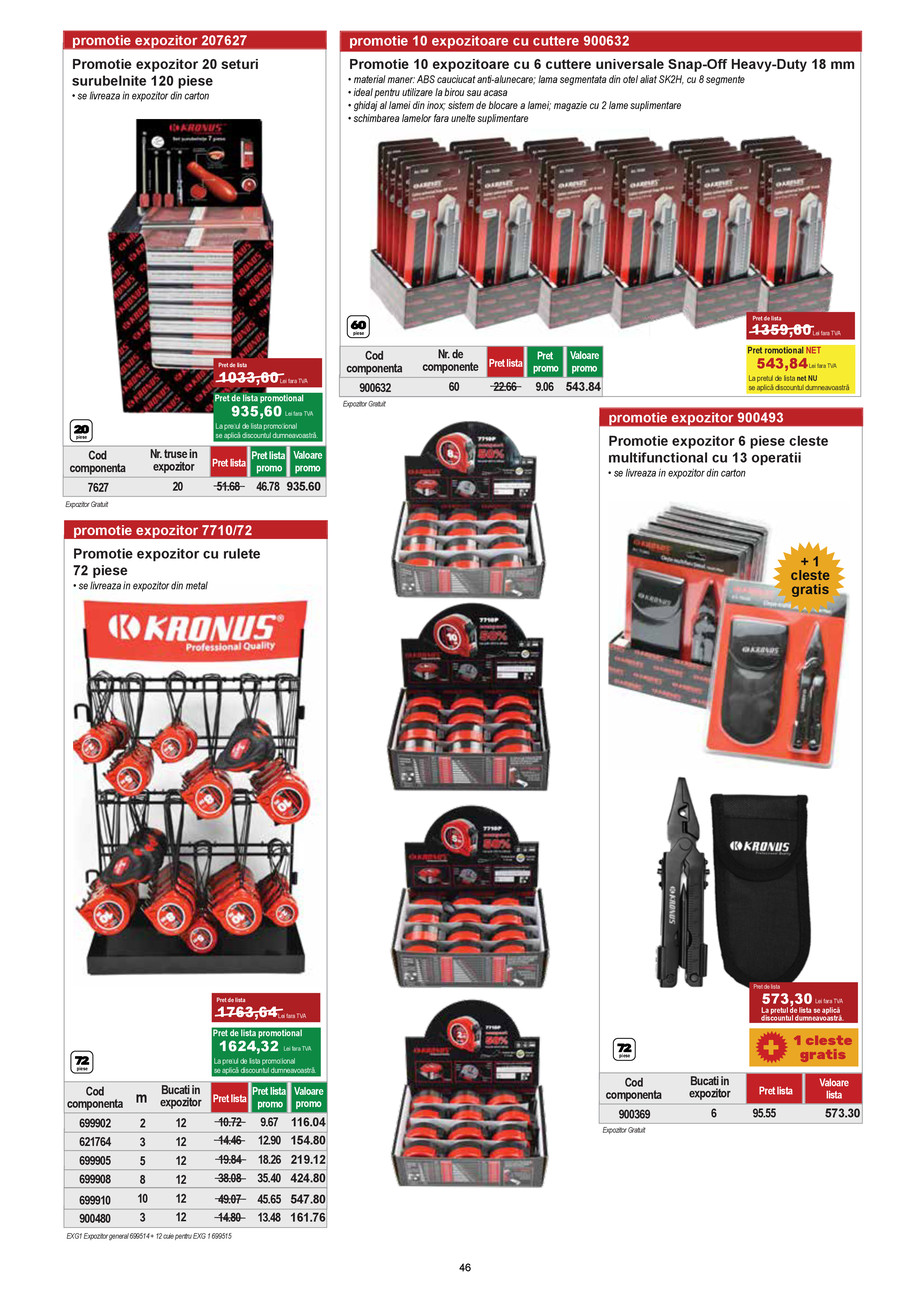 Pagina 50-KRONUS - CATALOG NOU Editia 3 / 2023 