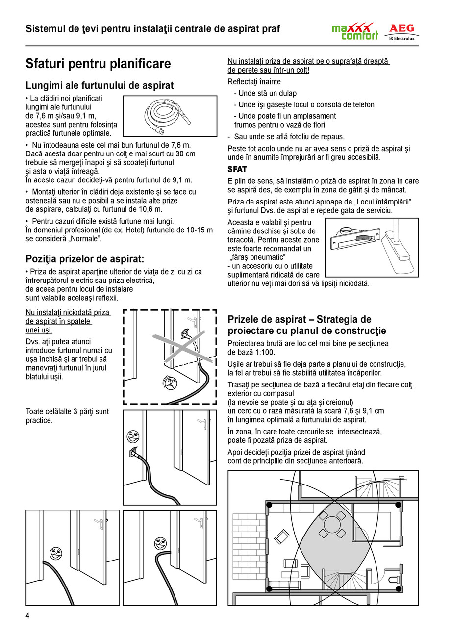 Pagina 4-Instructiuni montaj tubulatura AEG 