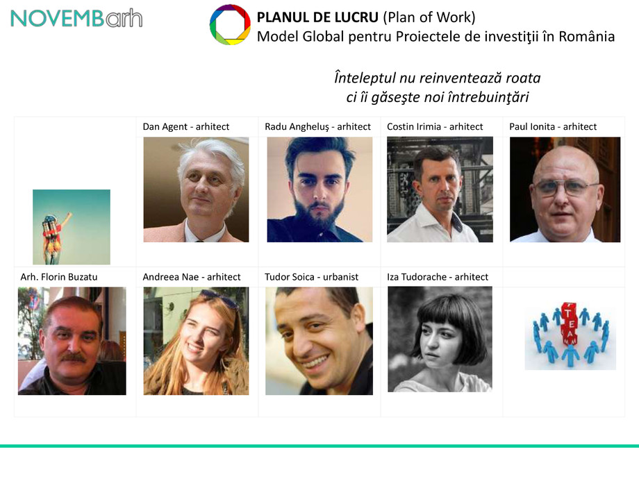 Pagina 1-Planul de lucru (Plan of Work) - Model Global pentru Proiectele de investitii in Romania 