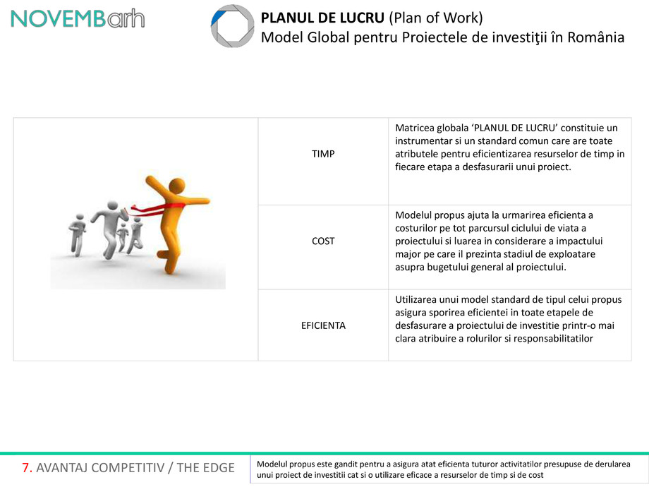 Pagina 8-Planul de lucru (Plan of Work) - Model Global pentru Proiectele de investitii in Romania 