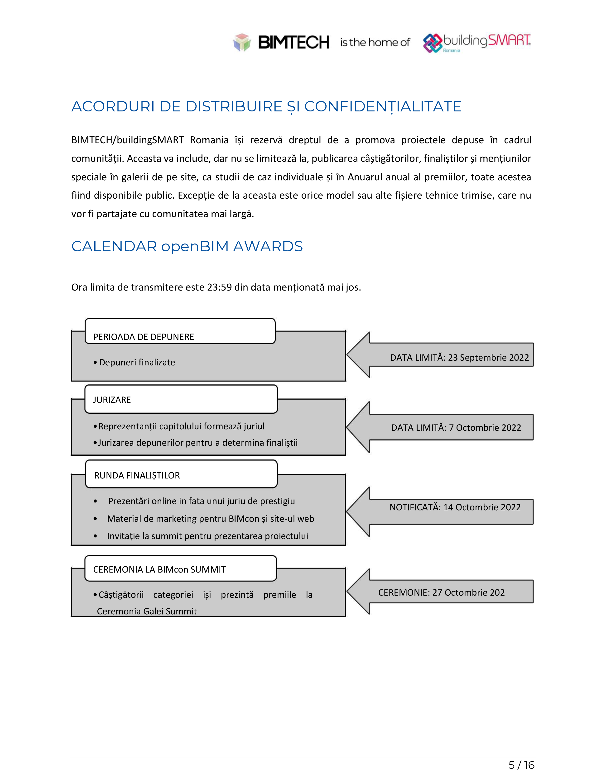 Pagina 5 - Regulamentul de inscriere bS Romania - openBIM Awards 2022 