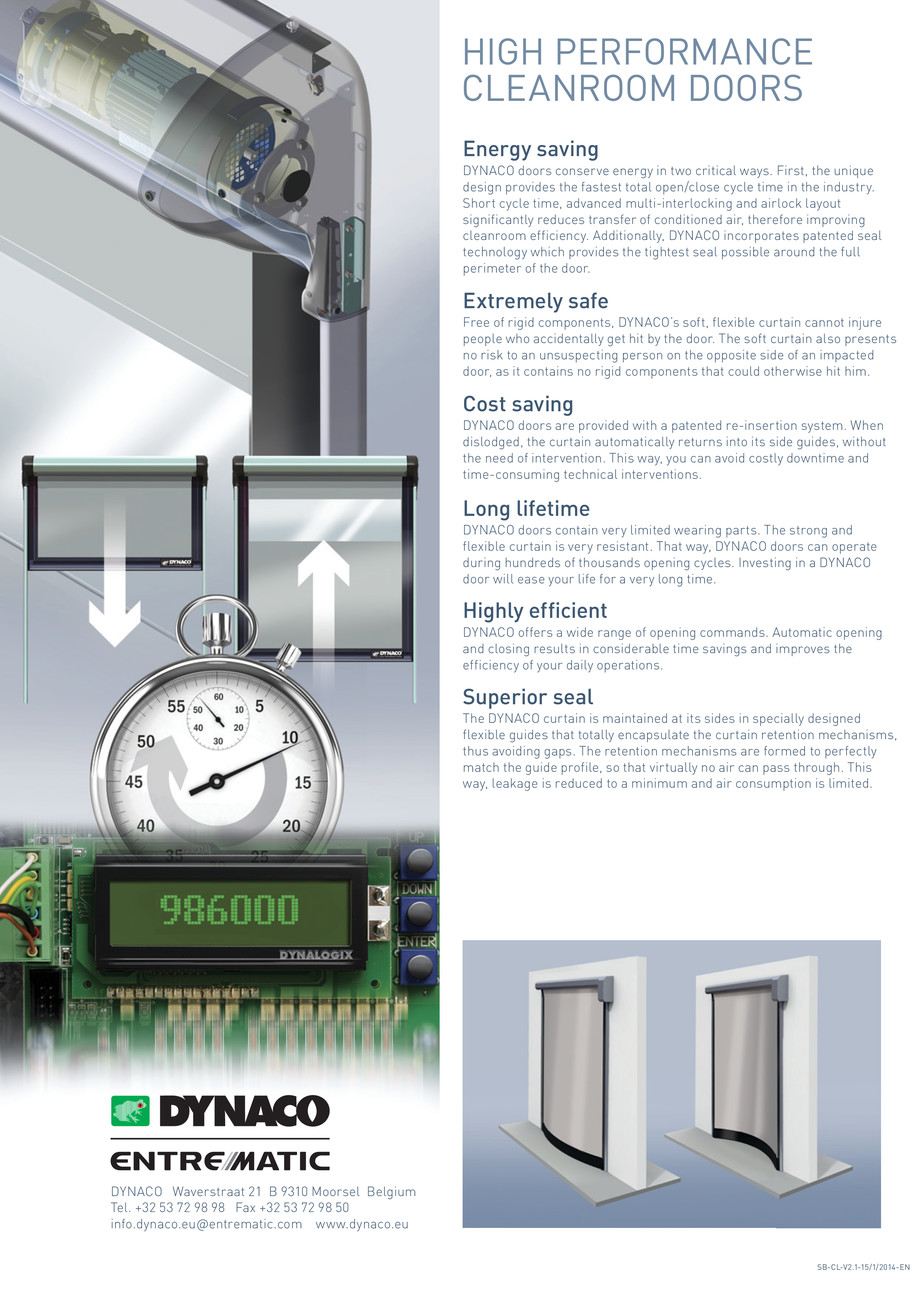 Pagina 3-Usi rapide Cleanroom 