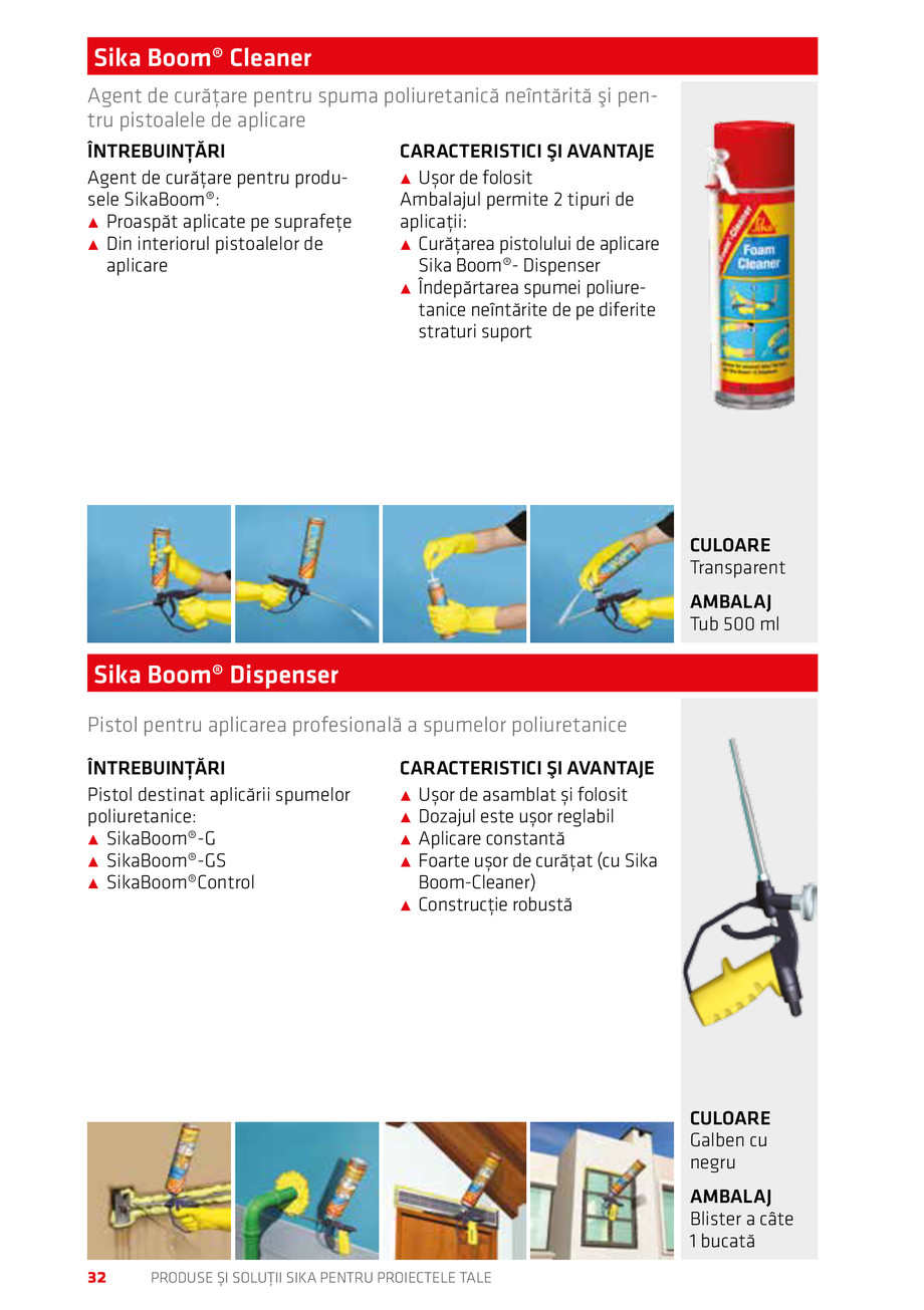Pagina 32-Catalog Produse și soluții Sika 2018 