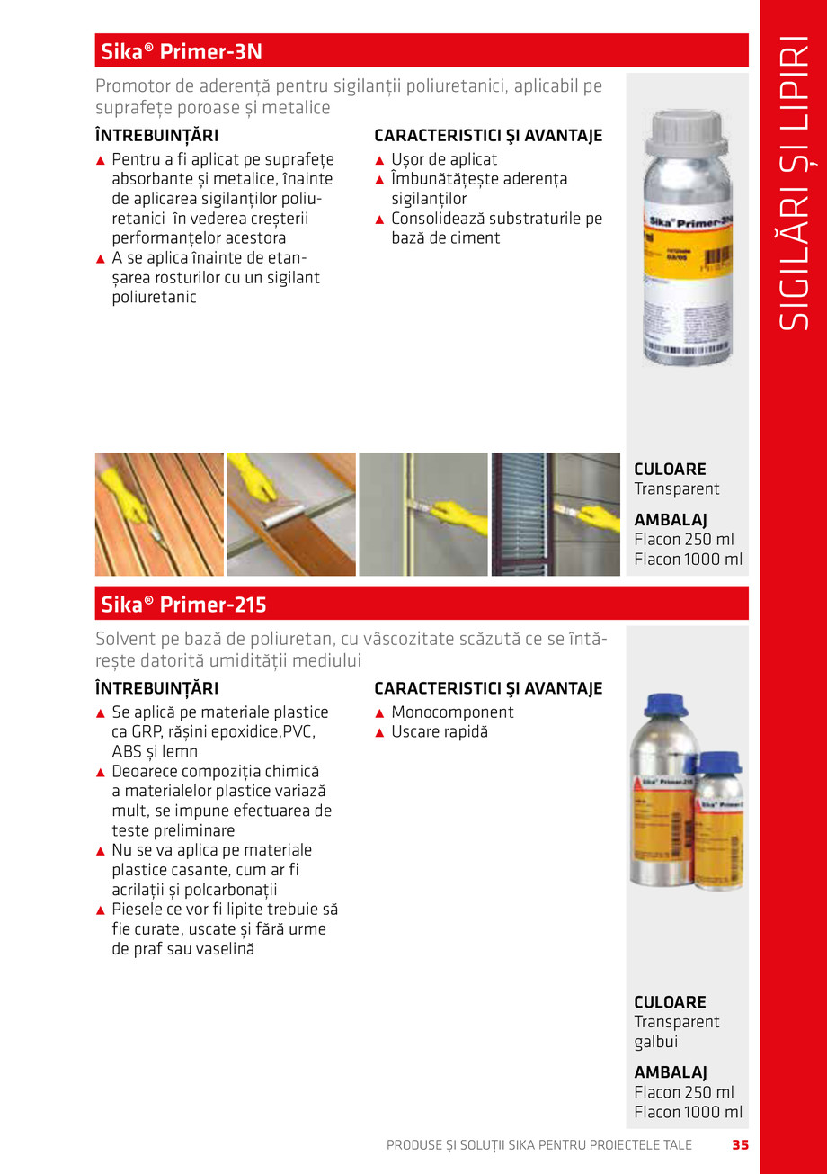 Pagina 35-Catalog Produse și soluții Sika 2018 