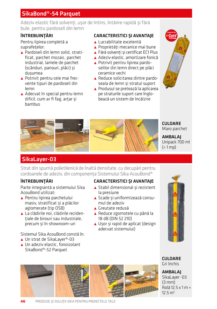 Pagina 46-Catalog Produse și soluții Sika 2018 