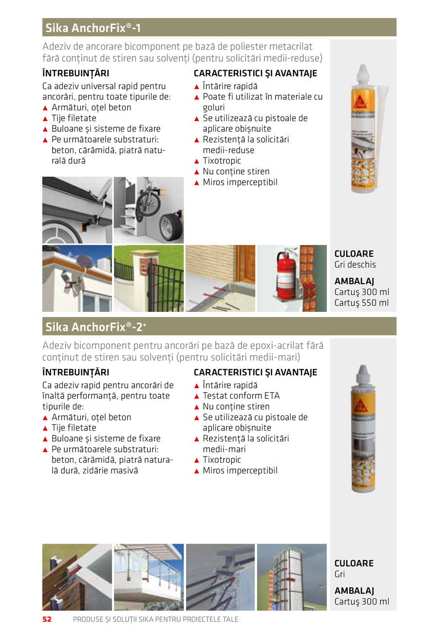 Pagina 52-Catalog Produse și soluții Sika 2018 
