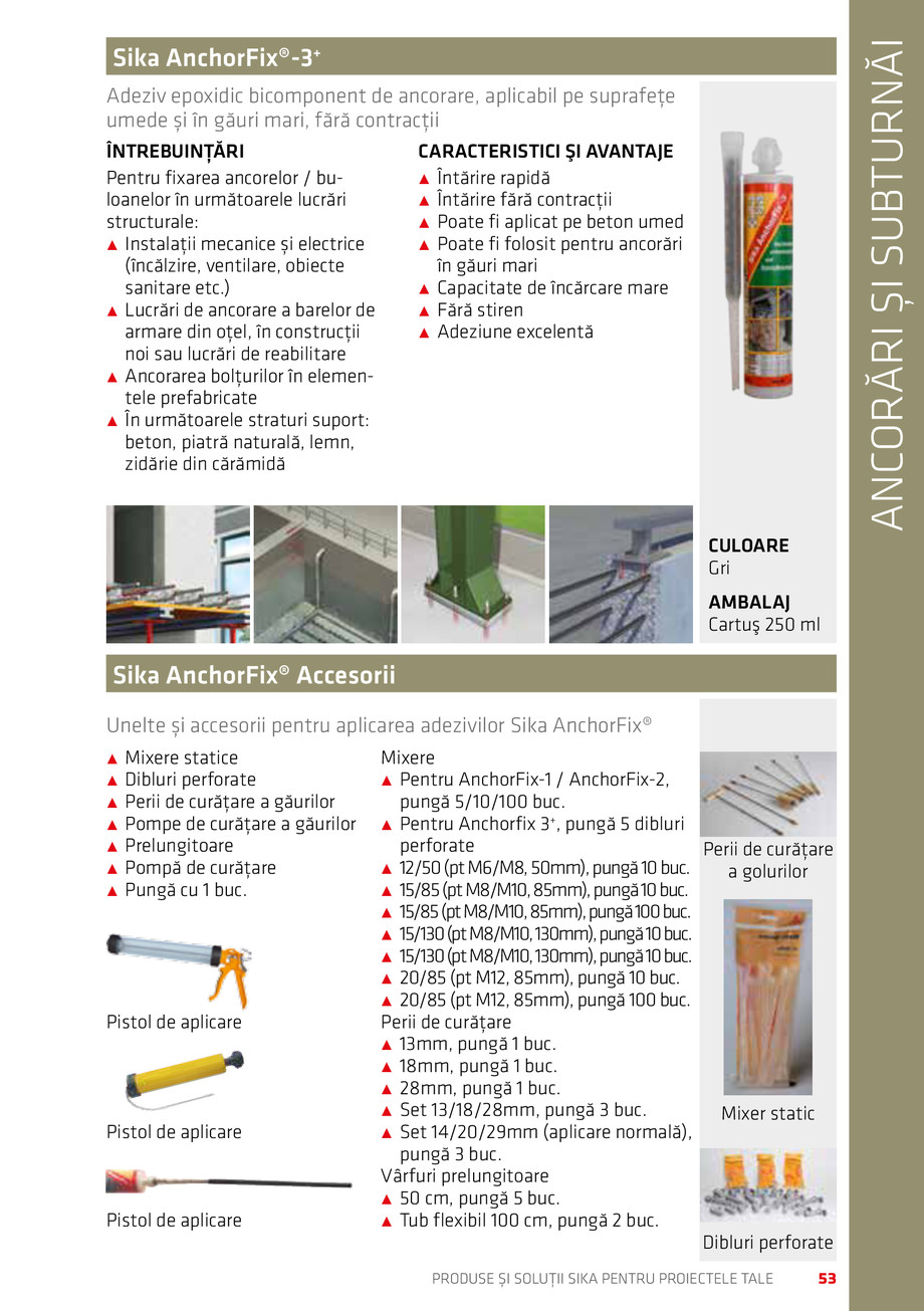 Pagina 53-Catalog Produse și soluții Sika 2018 