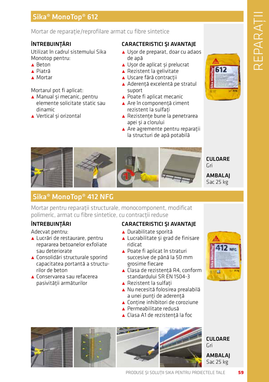 Pagina 59-Catalog Produse și soluții Sika 2018 