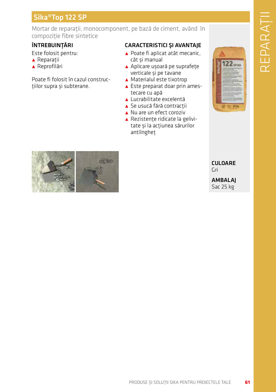 Pagina 61-Catalog Produse și soluții Sika 2018 