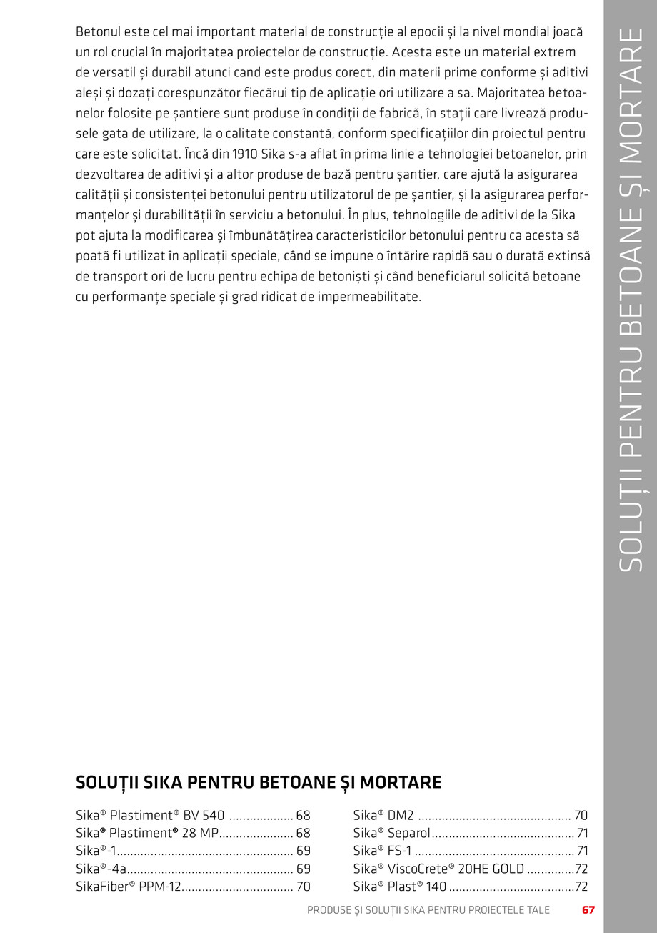 Pagina 67-Catalog Produse și soluții Sika 2018 