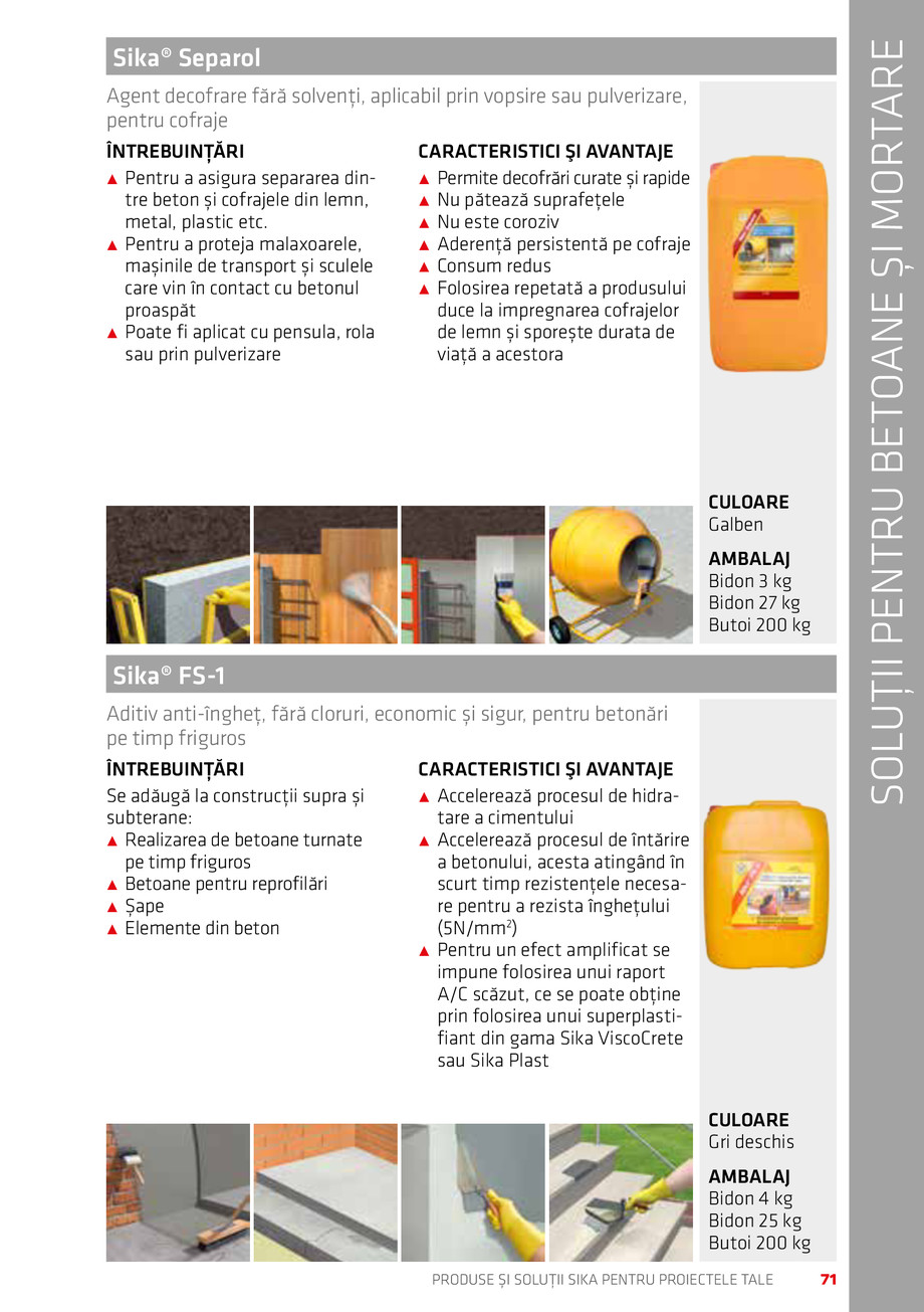 Pagina 71-Catalog Produse și soluții Sika 2018 