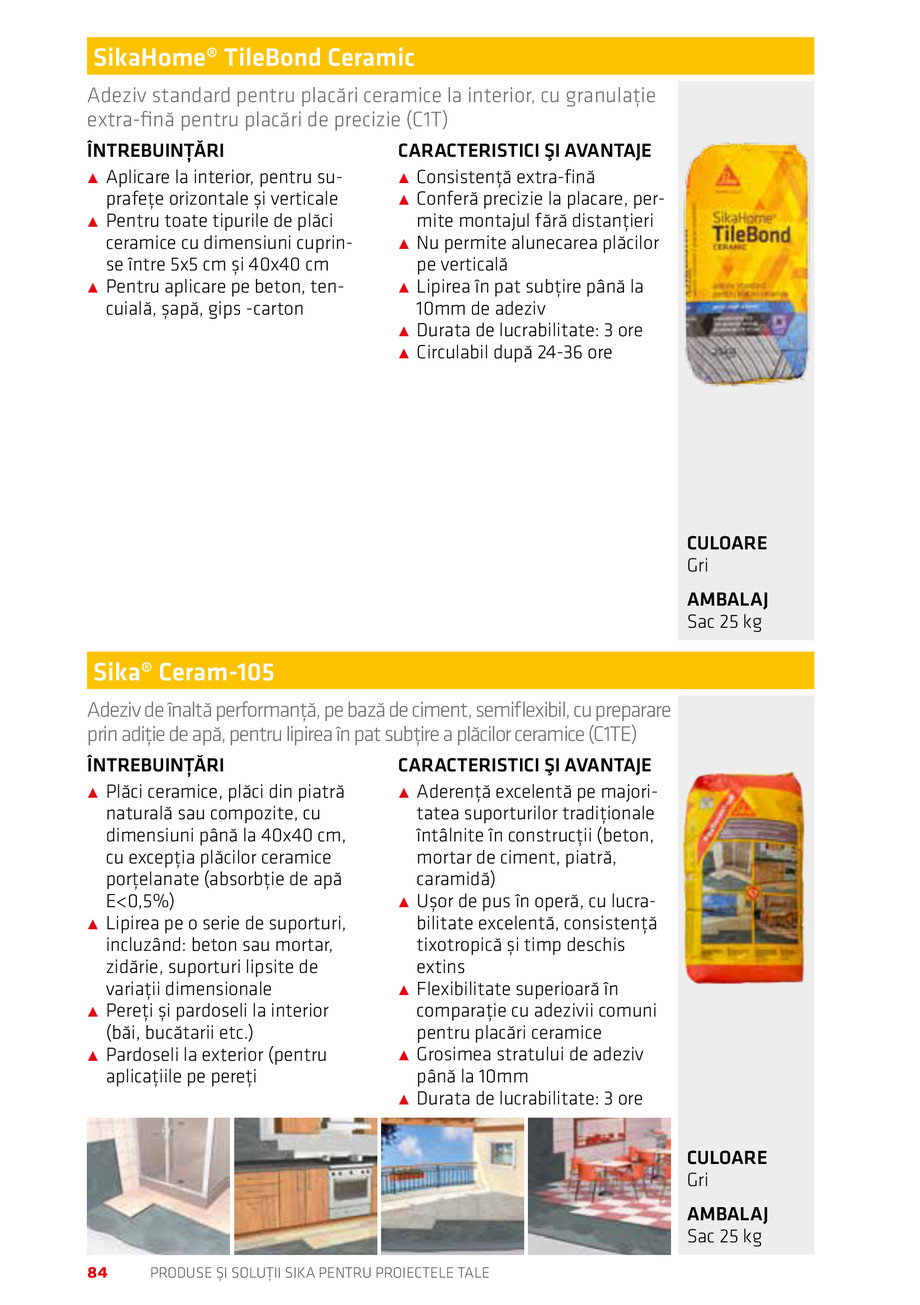 Pagina 84-Catalog Produse și soluții Sika 2018 