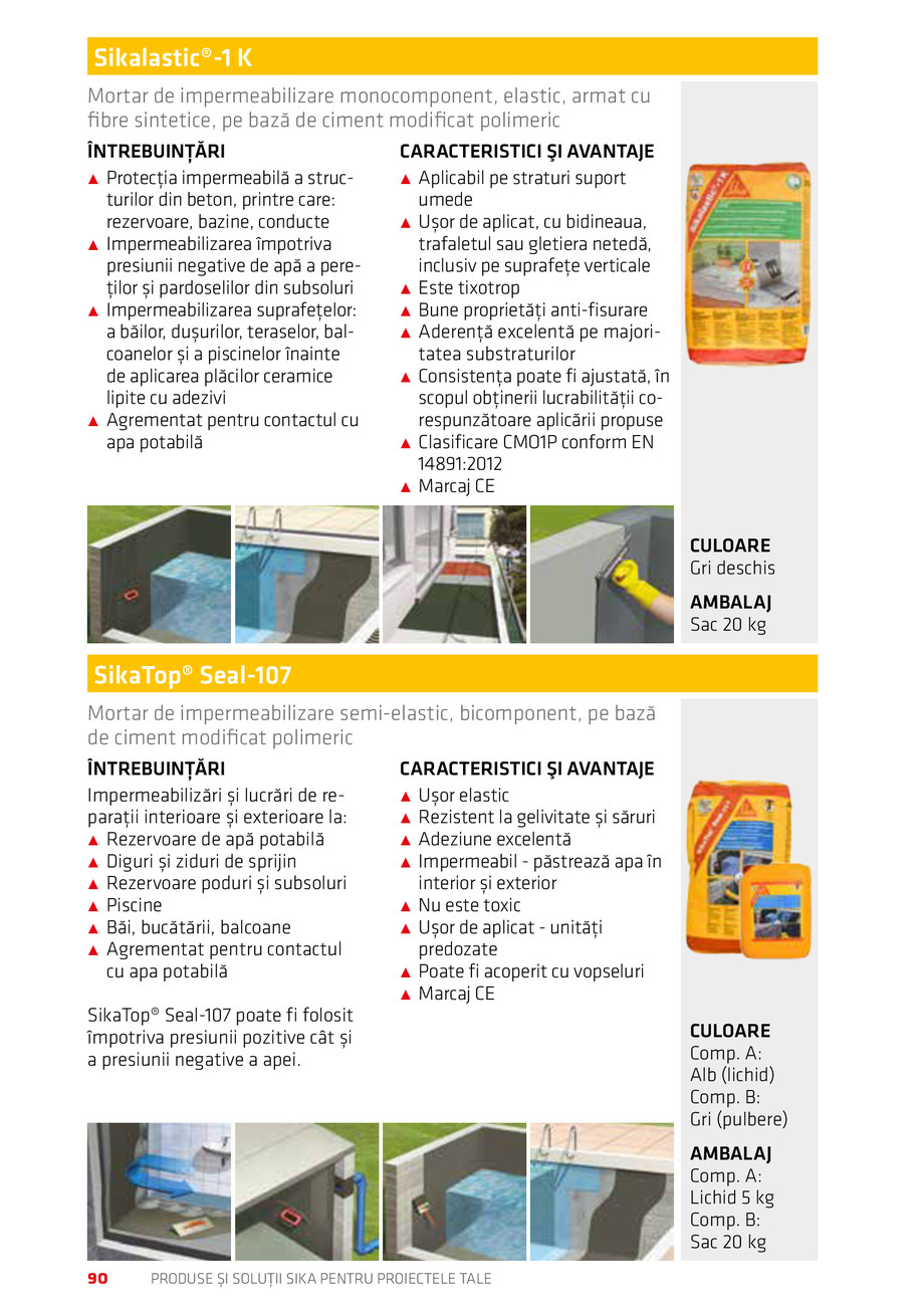Pagina 90-Catalog Produse și soluții Sika 2018 