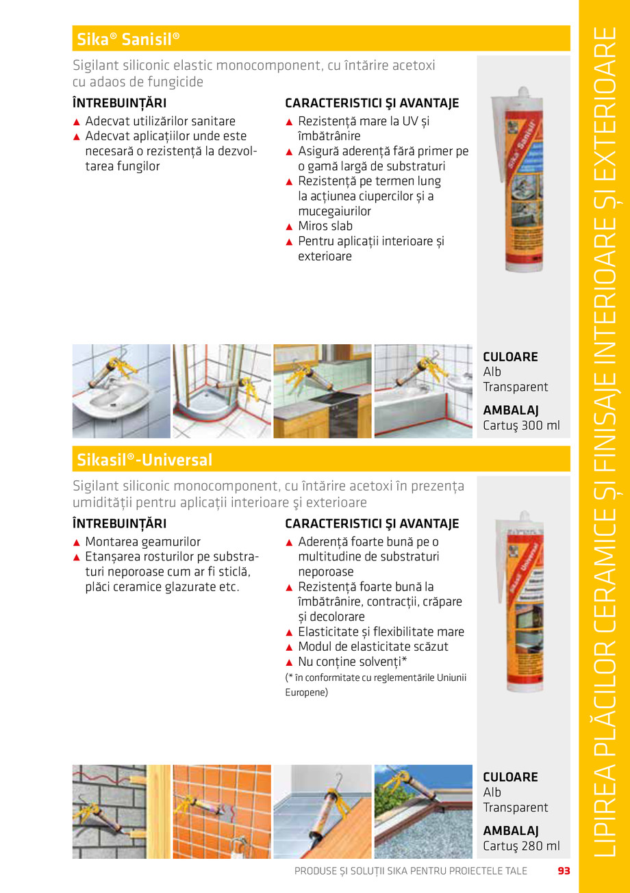 Pagina 93-Catalog Produse și soluții Sika 2018 