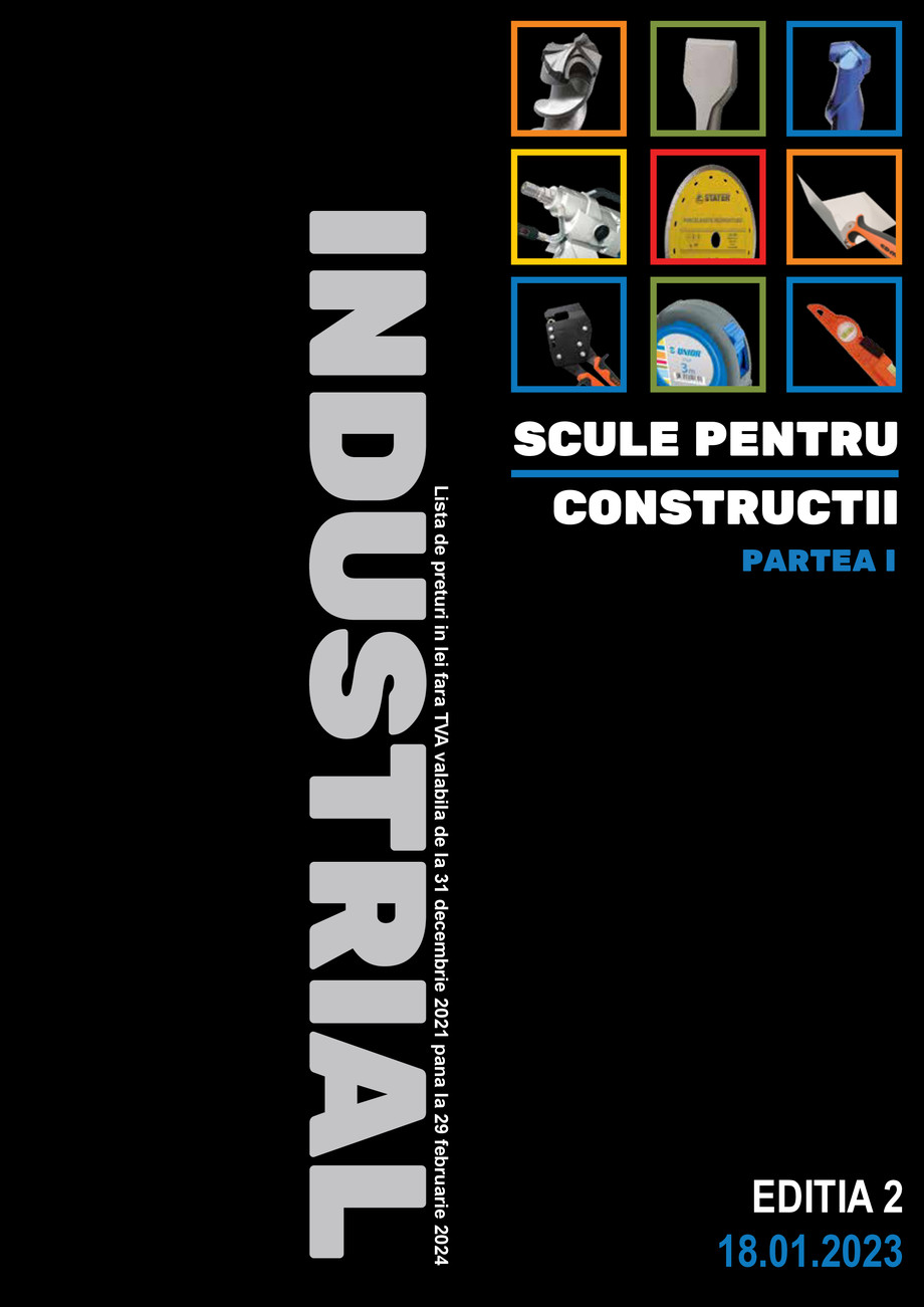 Pagina 1-CNS INDUSTRIAL 2021-2024 - Scule pentru constructii - Partea I - EDITIA 2 18.01.2023 