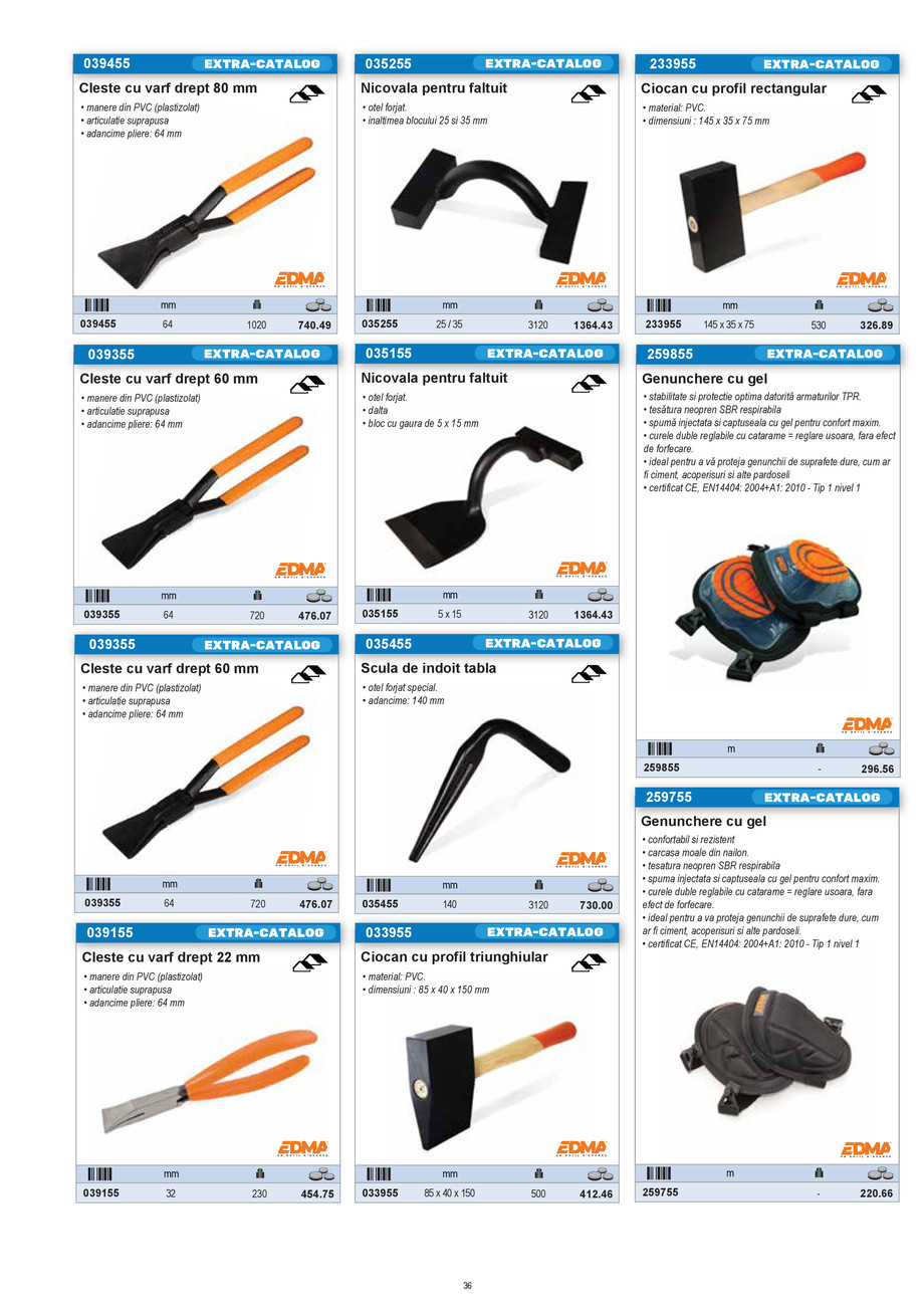 Pagina 36-CNS INDUSTRIAL 2021-2024 - Scule pentru constructii - Partea I - EDITIA 2 18.01.2023 
